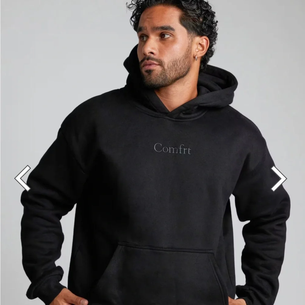 NWOT - 2 piece comfrt Black signature Hoodie & sweatpants - Picture 2 of 3